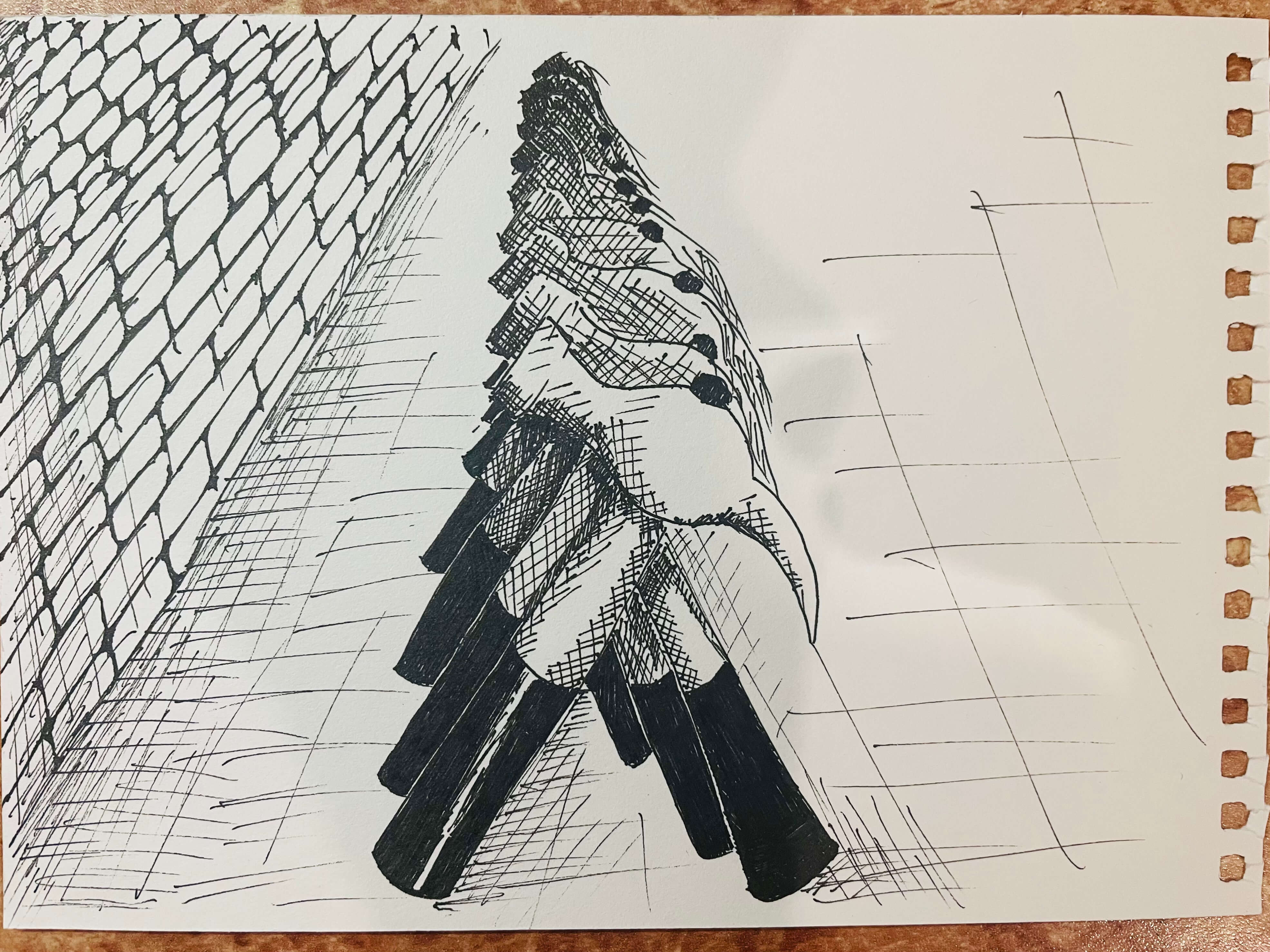 the wall